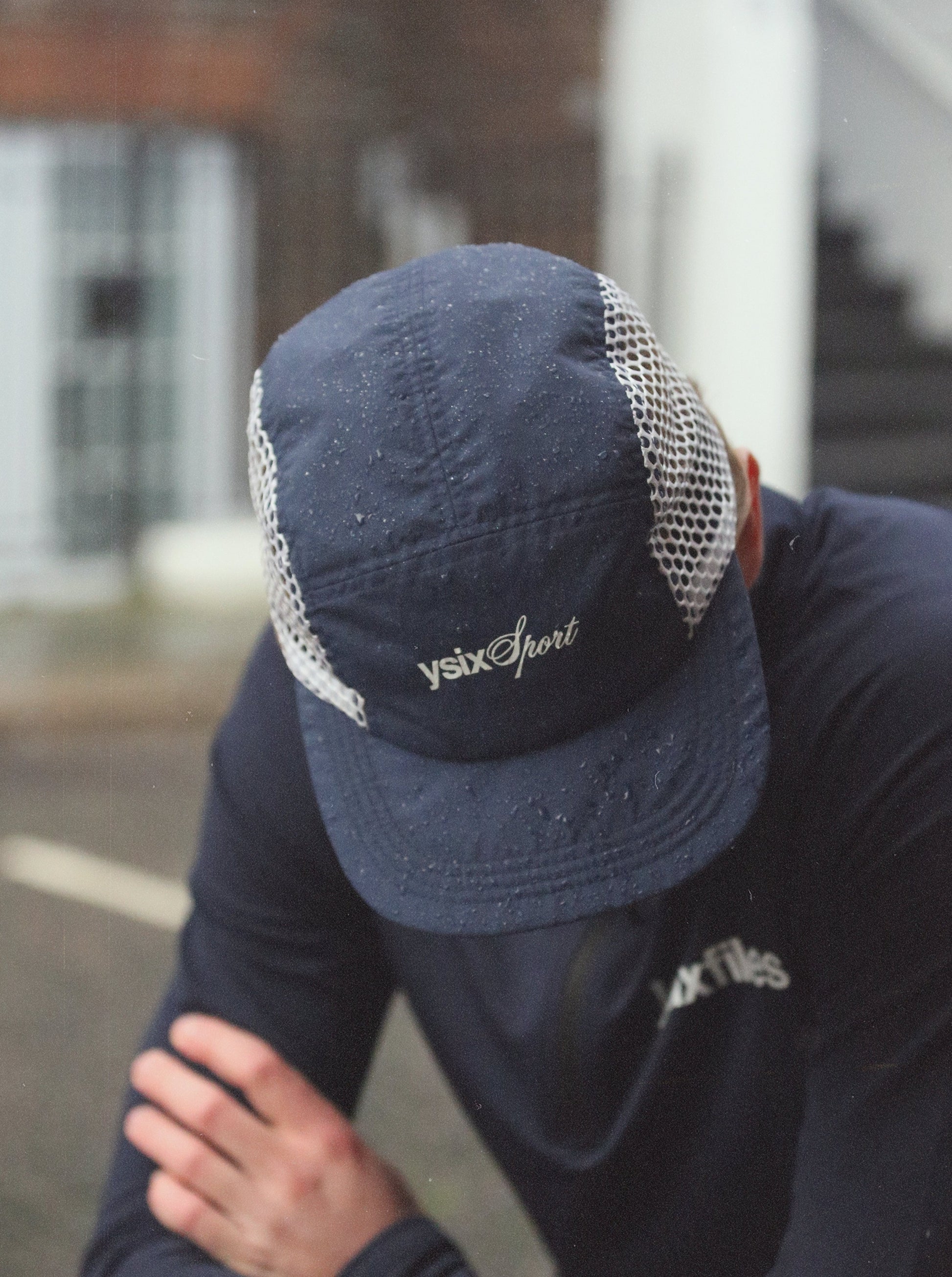 ysixfiles navy running cap